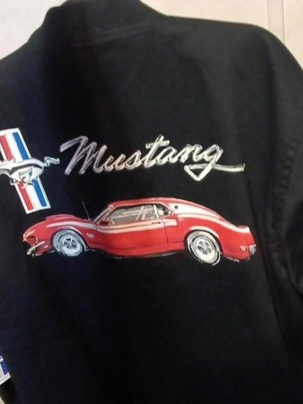 Ford Mustang Black & Red Racing jacket • NWT • Sz Large